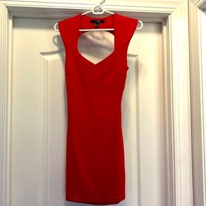 Red forever 21 body con dress